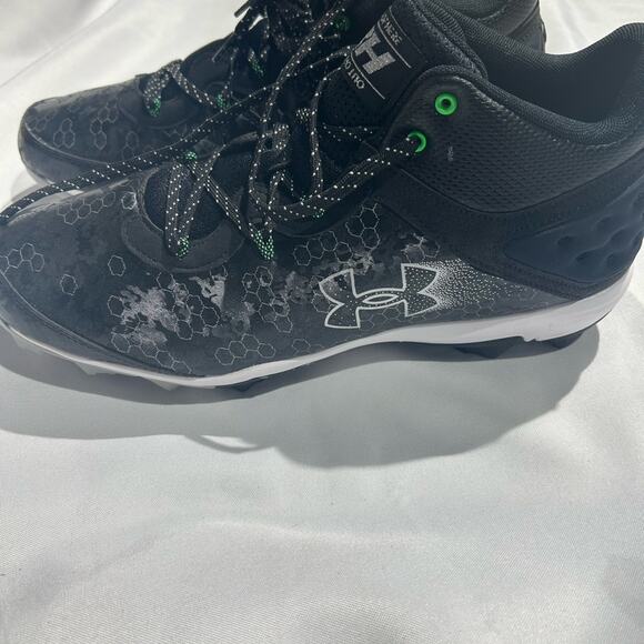 Under Armour BH Black Baseball Cleats Size 13 Brand New No Box - Picture 3 of 7